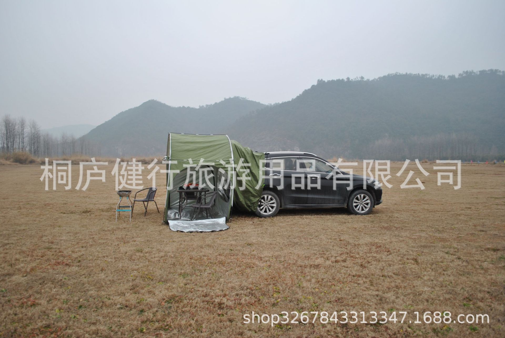 Cheap Goat Tents Outdoor Car Trunk Tent Sunshade Rainproof Tailgate Shade Awning Tent For SUV Car Self Driving Tour Barbecue Camping Tool   